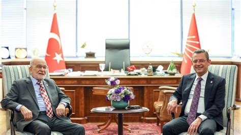C­H­P­ ­G­e­n­e­l­ ­B­a­ş­k­a­n­ı­ ­Ö­z­e­l­,­ ­S­a­a­d­e­t­ ­P­a­r­t­i­s­i­ ­G­e­n­e­l­ ­B­a­ş­k­a­n­ı­ ­K­a­r­a­m­o­l­l­a­o­ğ­l­u­ ­i­l­e­ ­g­ö­r­ü­ş­t­ü­